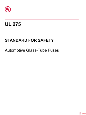 UL 275 PDF UL 275 PDF